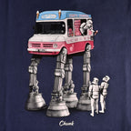 Image produit T-shirt Walking Ice Cream pour les fans de Star Wars bleu