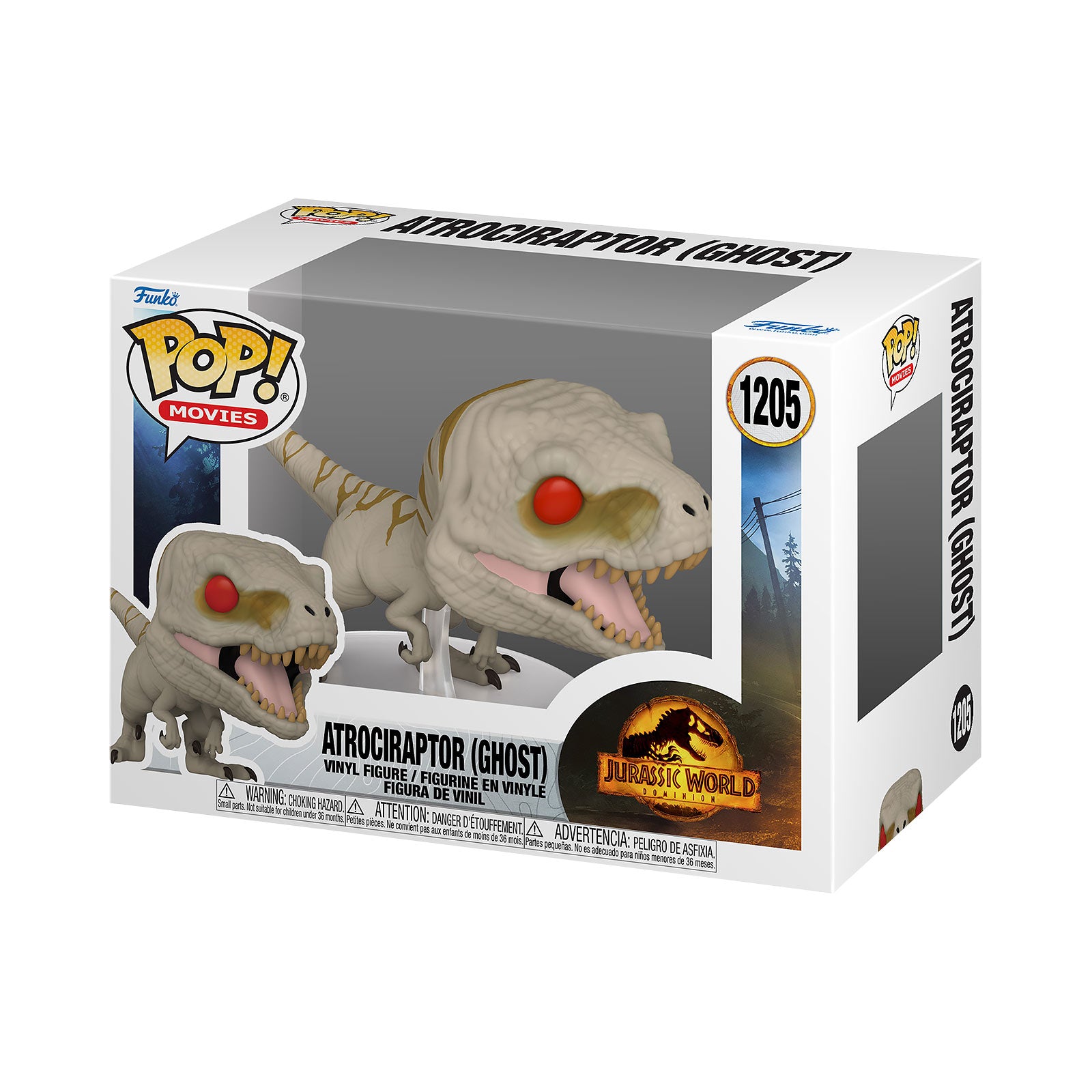Image produit Jurassic World - Atrociraptor Ghost Figurine Funko Pop