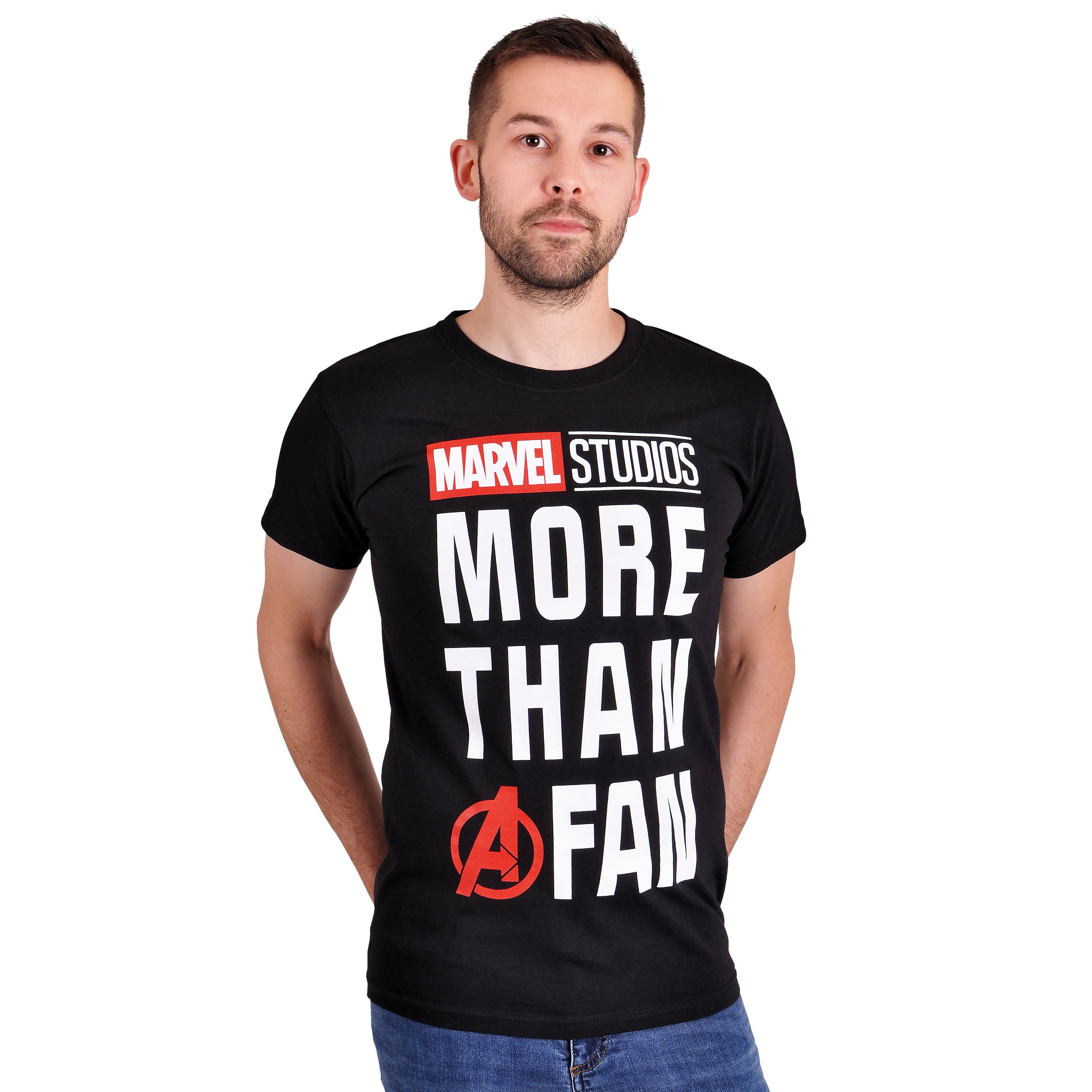 Image produit Marvel - Plus qu'un fan T-Shirt noir