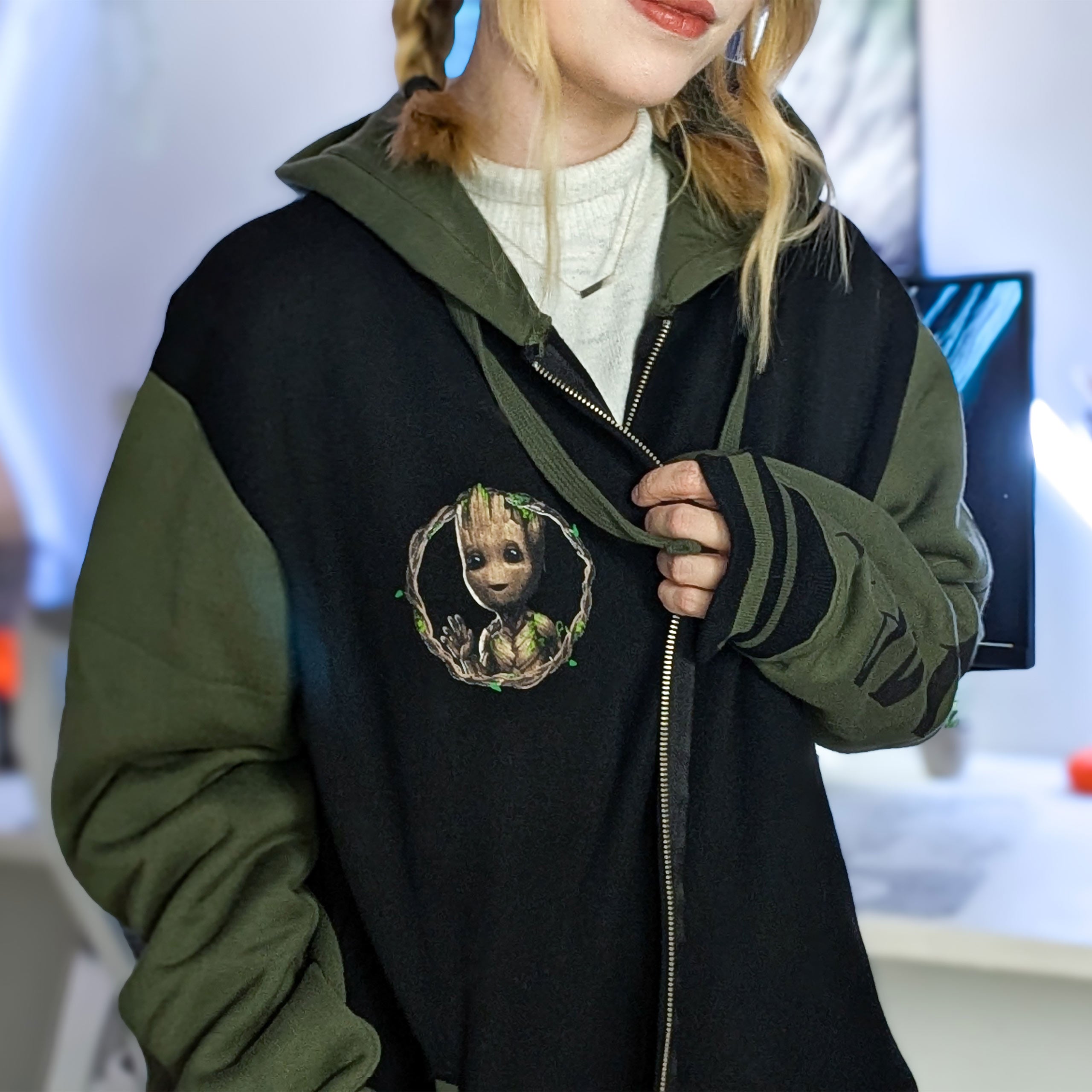Image produit Les Gardiens de la Galaxie - Veste à capuche Groot