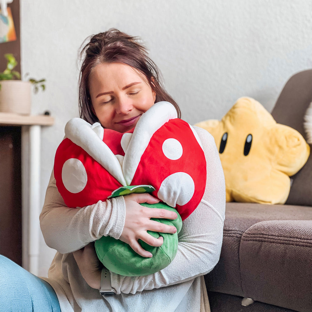 Image produit Super Mario - Figurine en peluche de Plante Piranha
