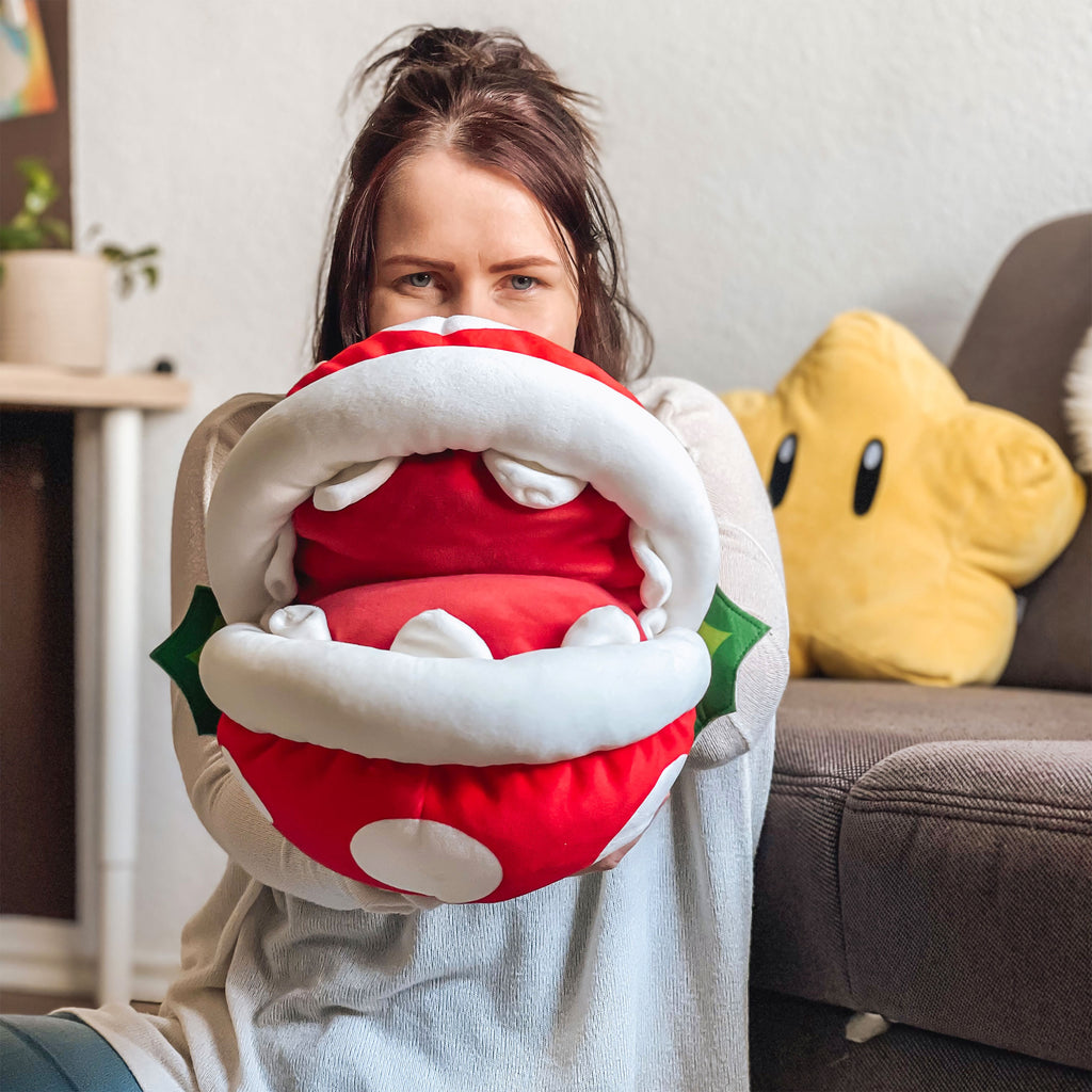 Image produit Super Mario - Figurine en peluche de Plante Piranha