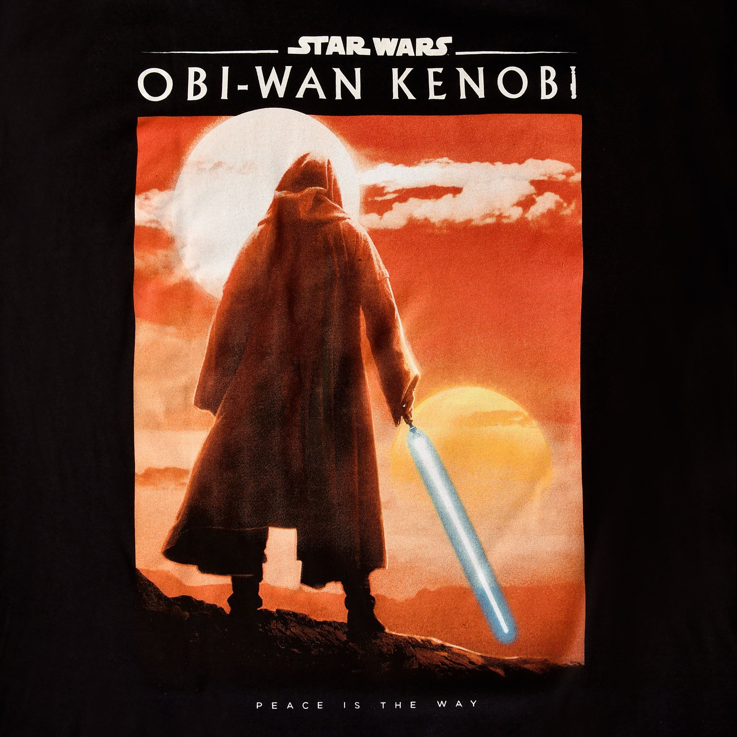 Product image Star Wars - Obi-Wan Peace Is The Way Poster T-Shirt black