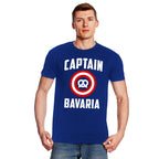 Image produit T-shirt Captain Bavaria pour les fans de Captain America bleu
