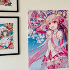 Image produit Hatsune Miku - Cherry Blossom Wall Scroll