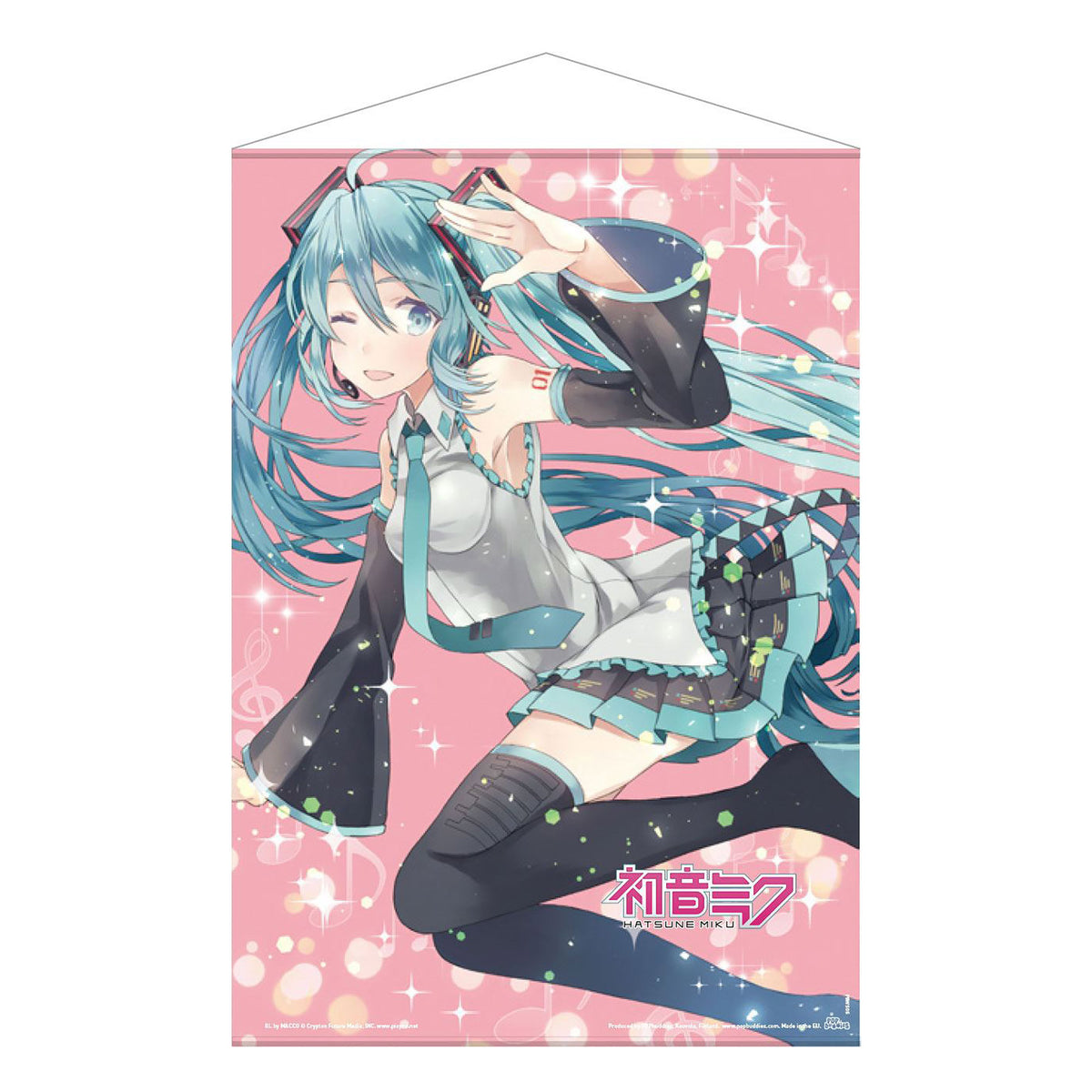 Image produit Hatsune Miku - Glitter Miku Wall Scroll