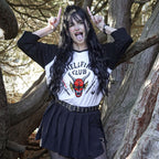 Image produit Stranger Things - T-shirt manches longues blason Hellfire Club