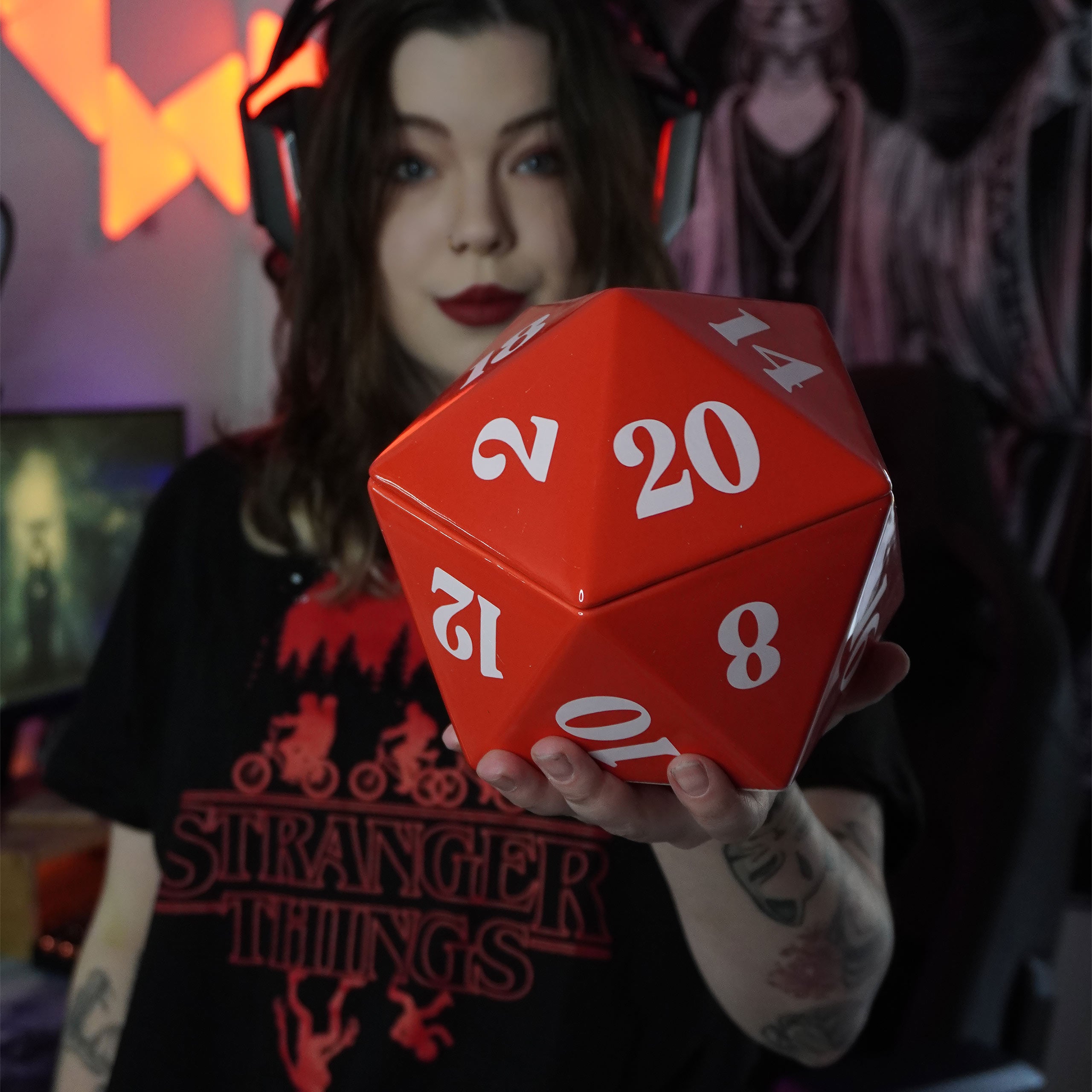 Image produit Boîte à biscuits D20 pour les fans de Pen & Paper