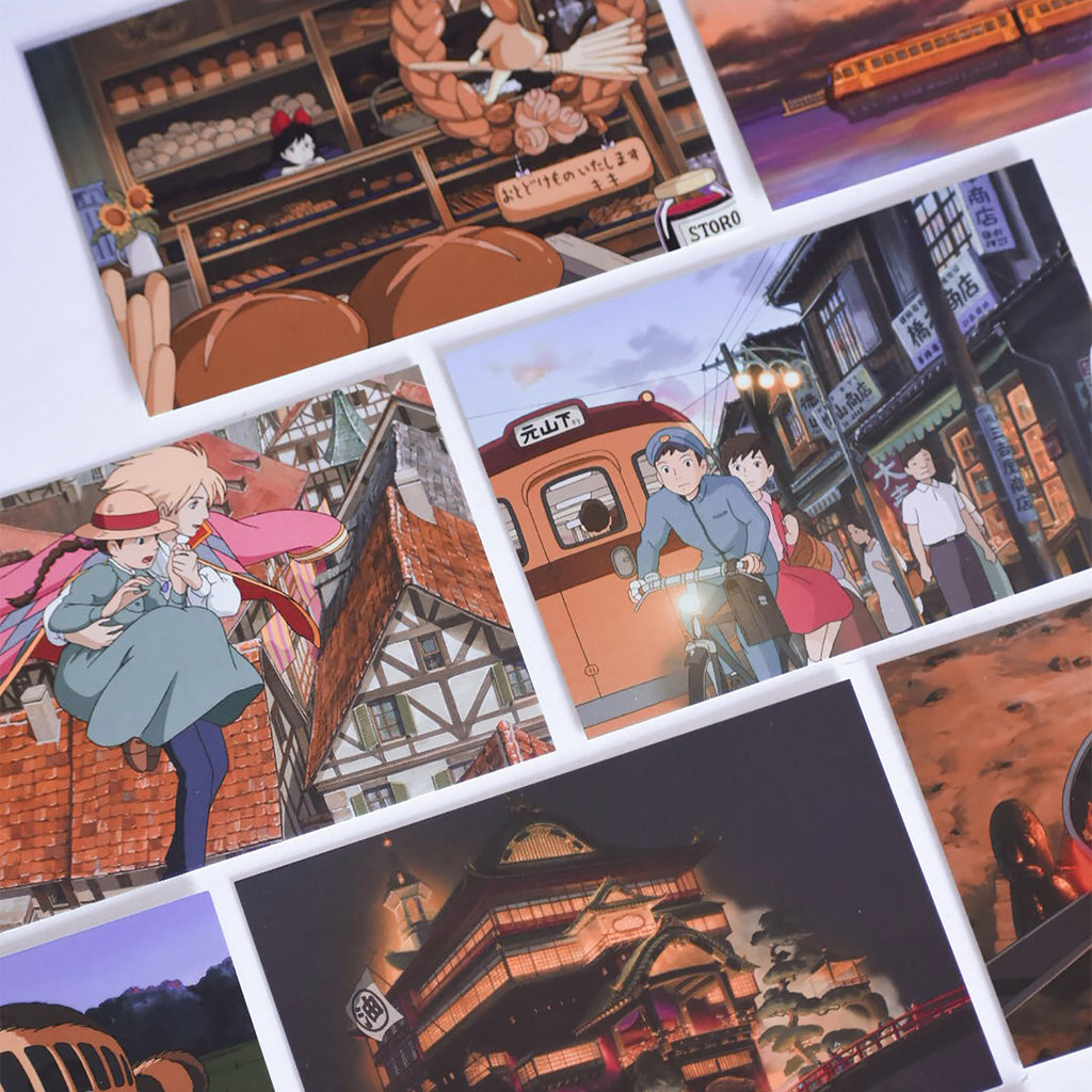 Image produit Studio Ghibli - 100 Cartes Postales dans une Boîte Cadeau