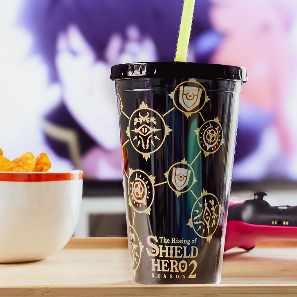Product image Rising of the Shield Hero - Symbols Drinking Cup with Straw