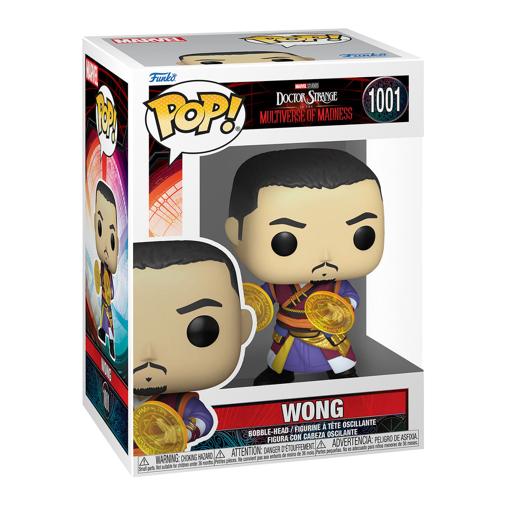 Image produit Doctor Strange - Wong Funko Pop Figurine à Tête Branlante