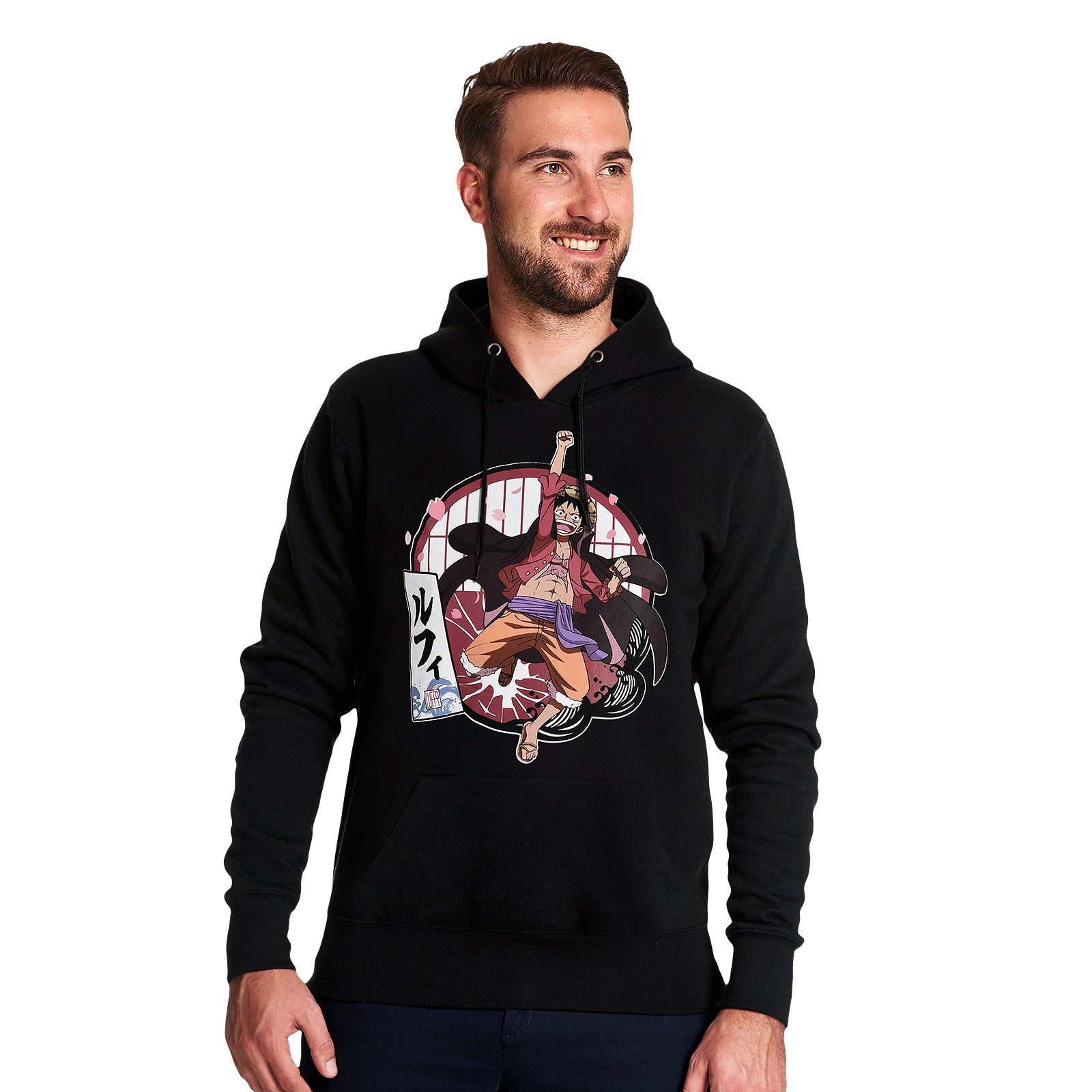 Image produit One Piece - Ruffy Hoodie noir