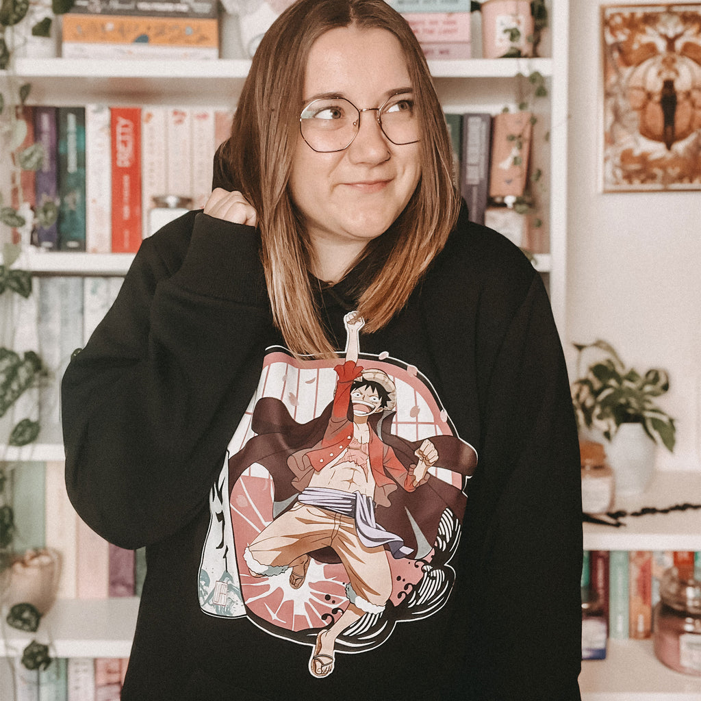 Image produit One Piece - Ruffy Hoodie noir