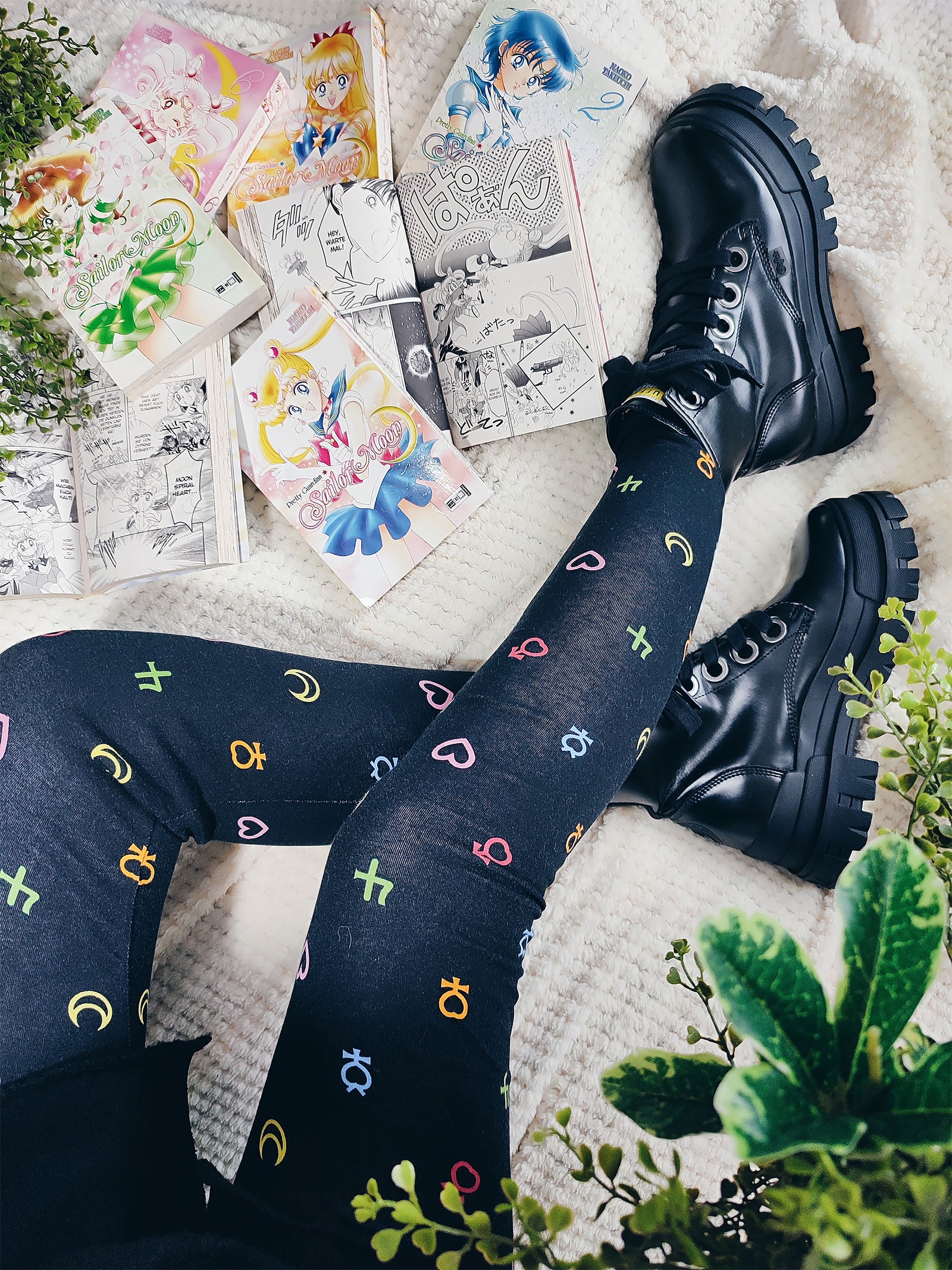 Image produit Leggings Sailor Moon Symbole noir