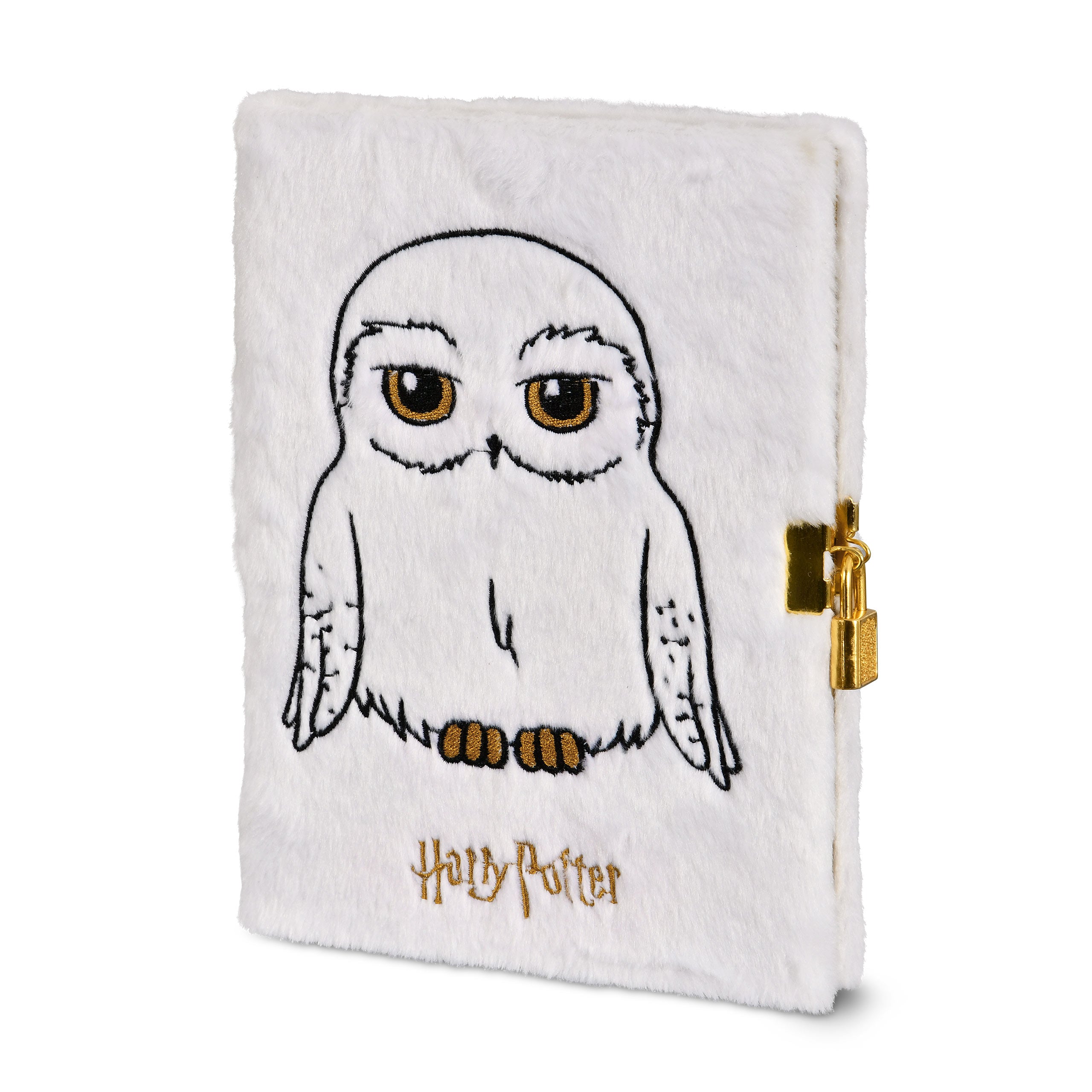 Image produit Harry Potter - Carnet peluche Hedwige A5 avec cadenas