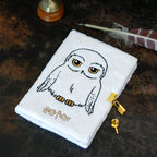 Image produit Harry Potter - Carnet peluche Hedwige A5 avec cadenas