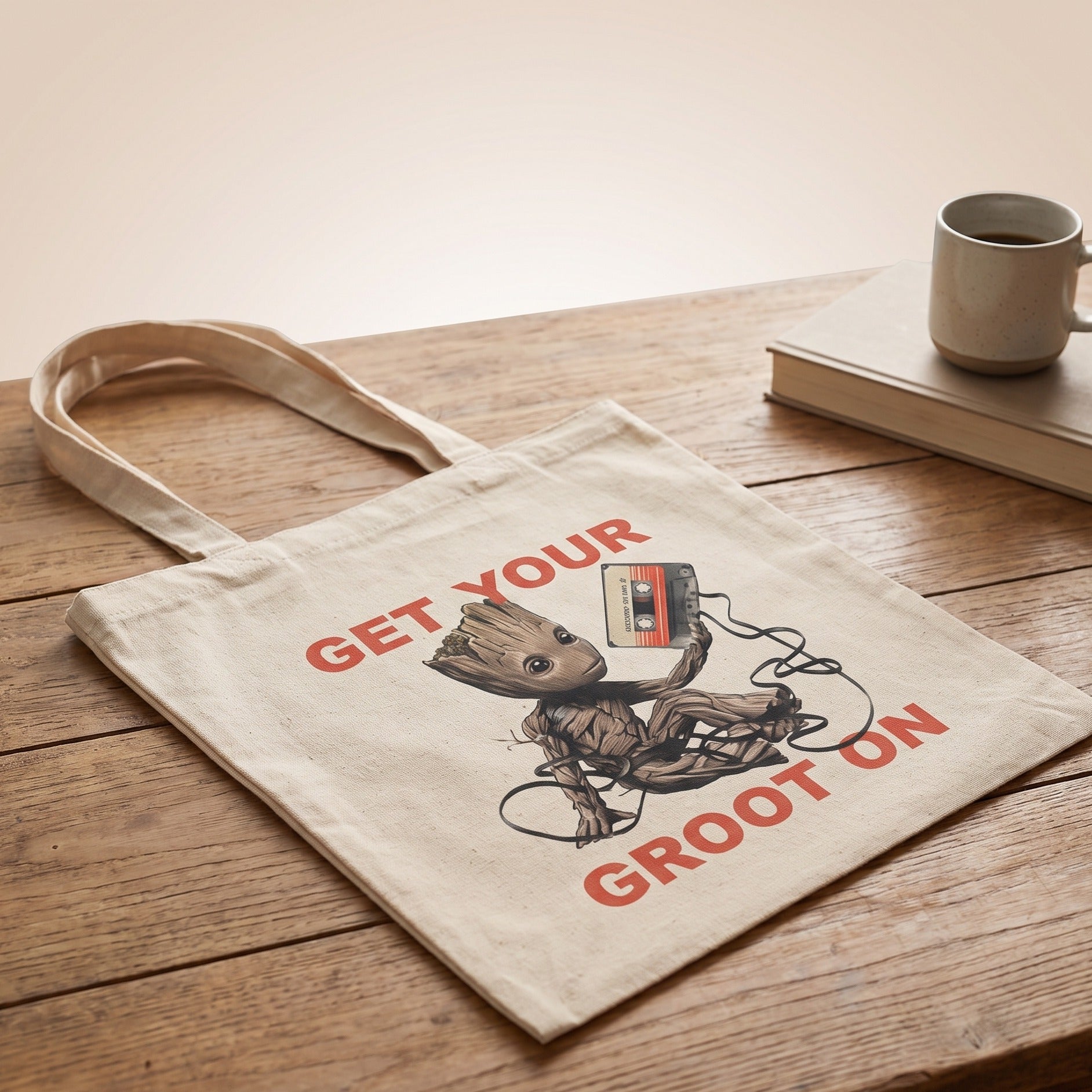 Image produit Les Gardiens de la Galaxie - Get Your Groot On Sac en toile de jute