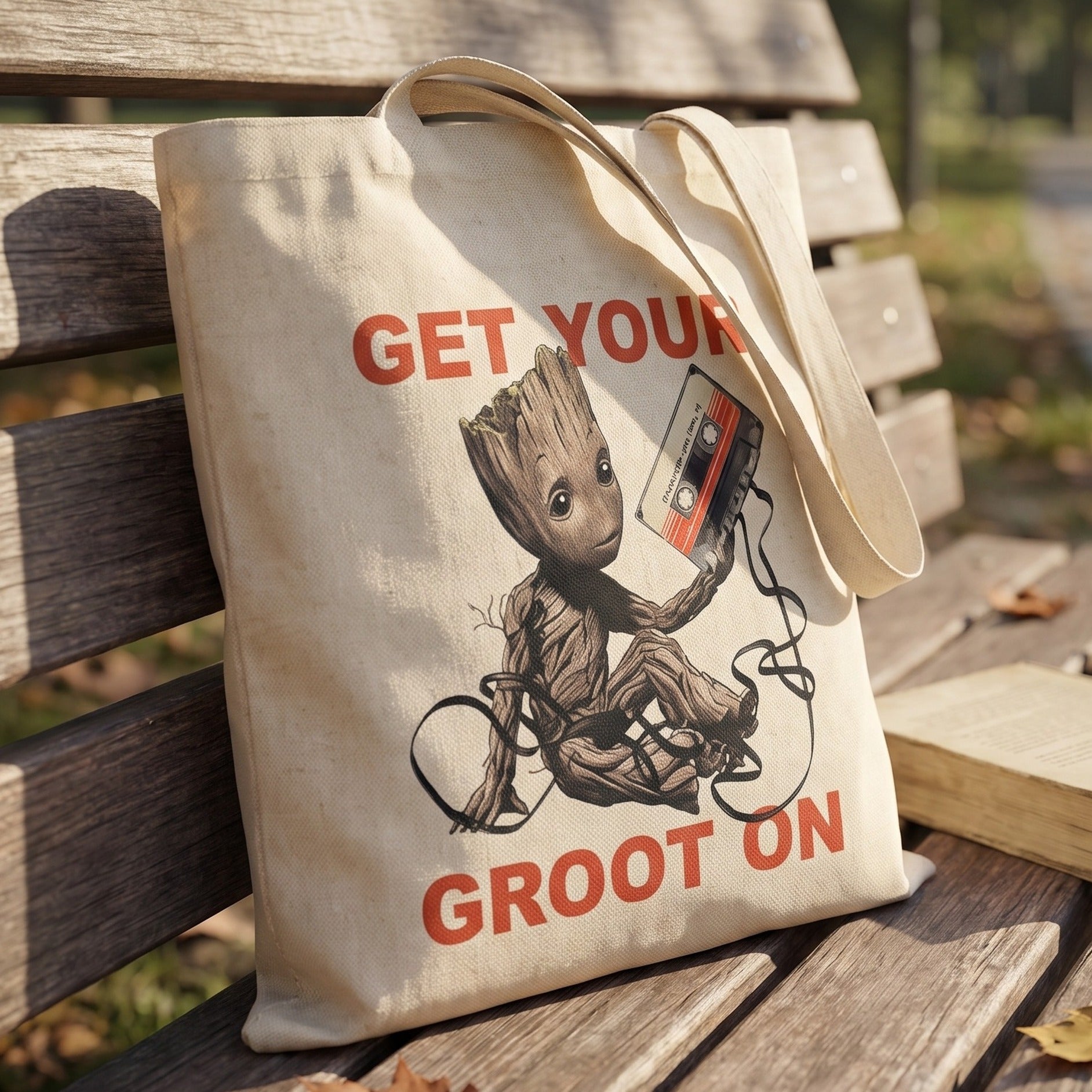 Image produit Les Gardiens de la Galaxie - Get Your Groot On Sac en toile de jute