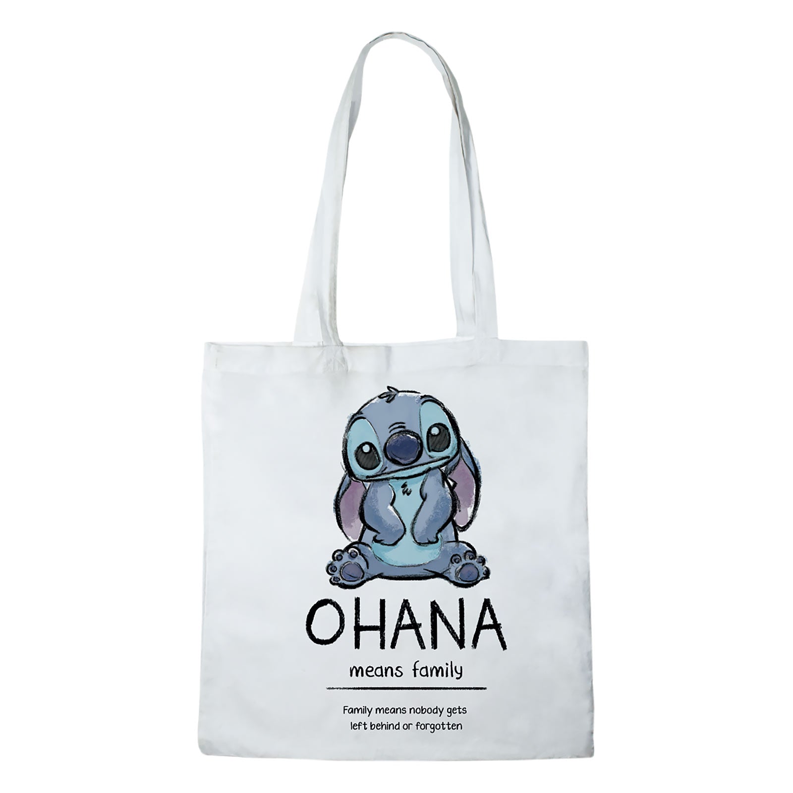 Image produit Lilo & Stitch - Ohana signifie sac de jute familial