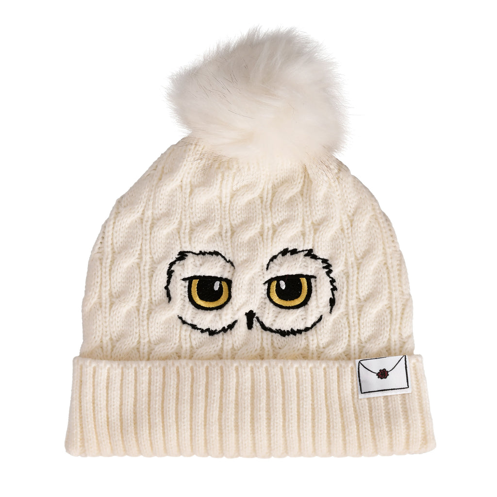 Image produit Bonnet Hedwig avec Pompon - Harry Potter
