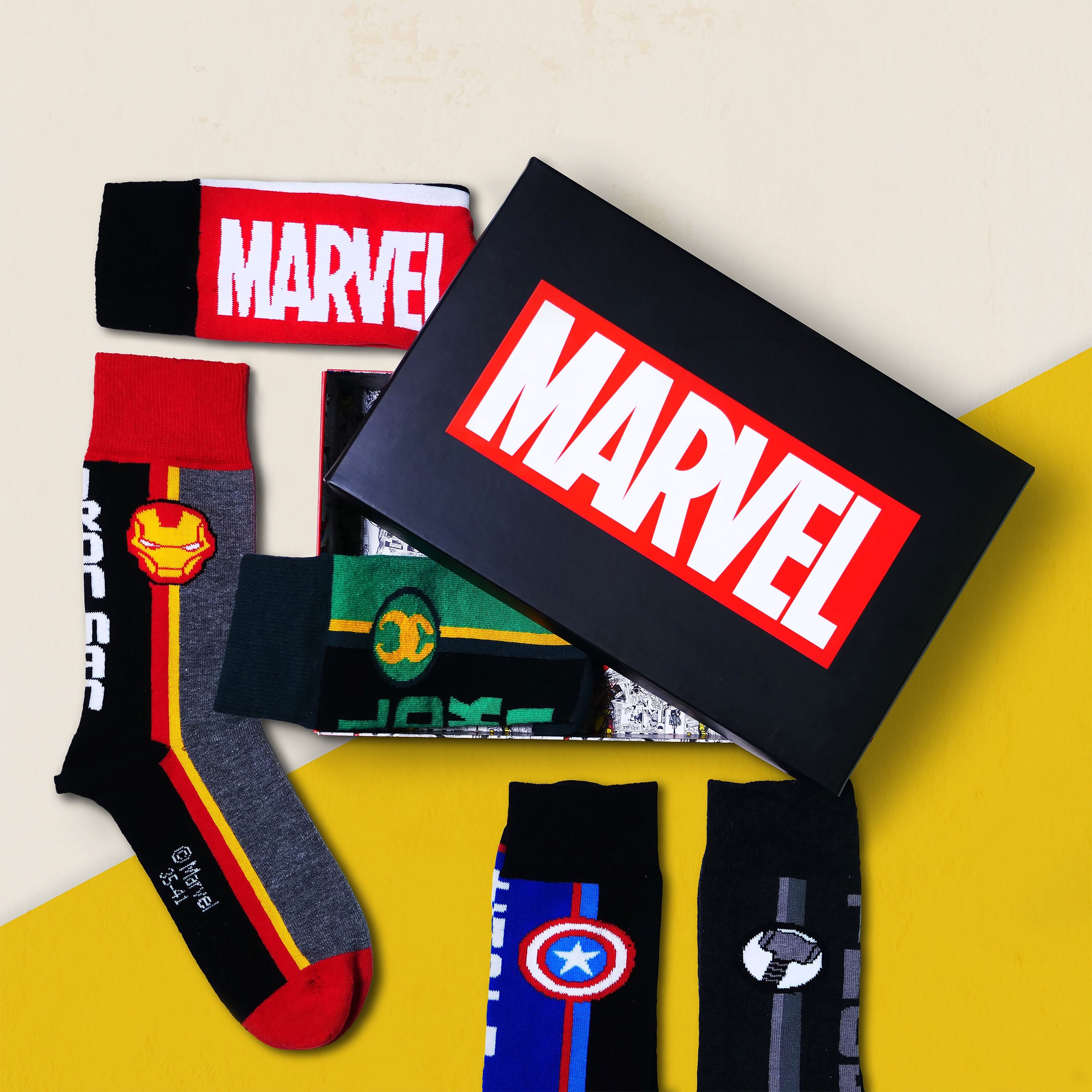 Image produit Chaussettes Marvel Avengers Lot de 5