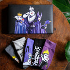 Image produit Ensemble de 5 paires de chaussettes Disney Villains