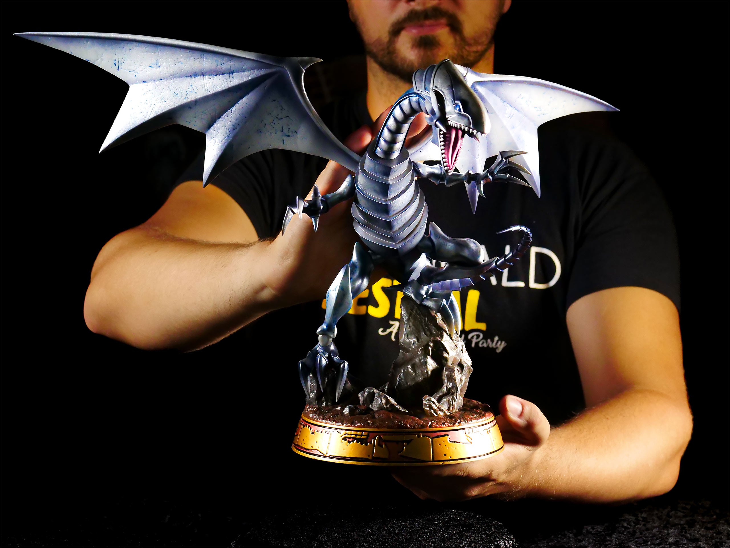 Image produit Yu-Gi-Oh! - Statue du Dragon Blanc aux Yeux Bleus