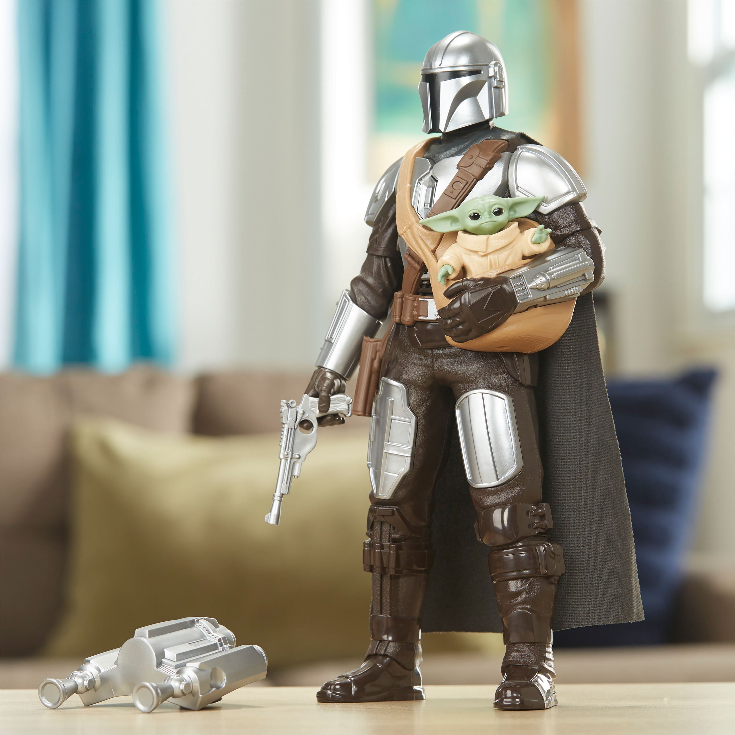 Product image Mando and Grogu Interactive Action Figure Set - Star Wars The Mandalorian