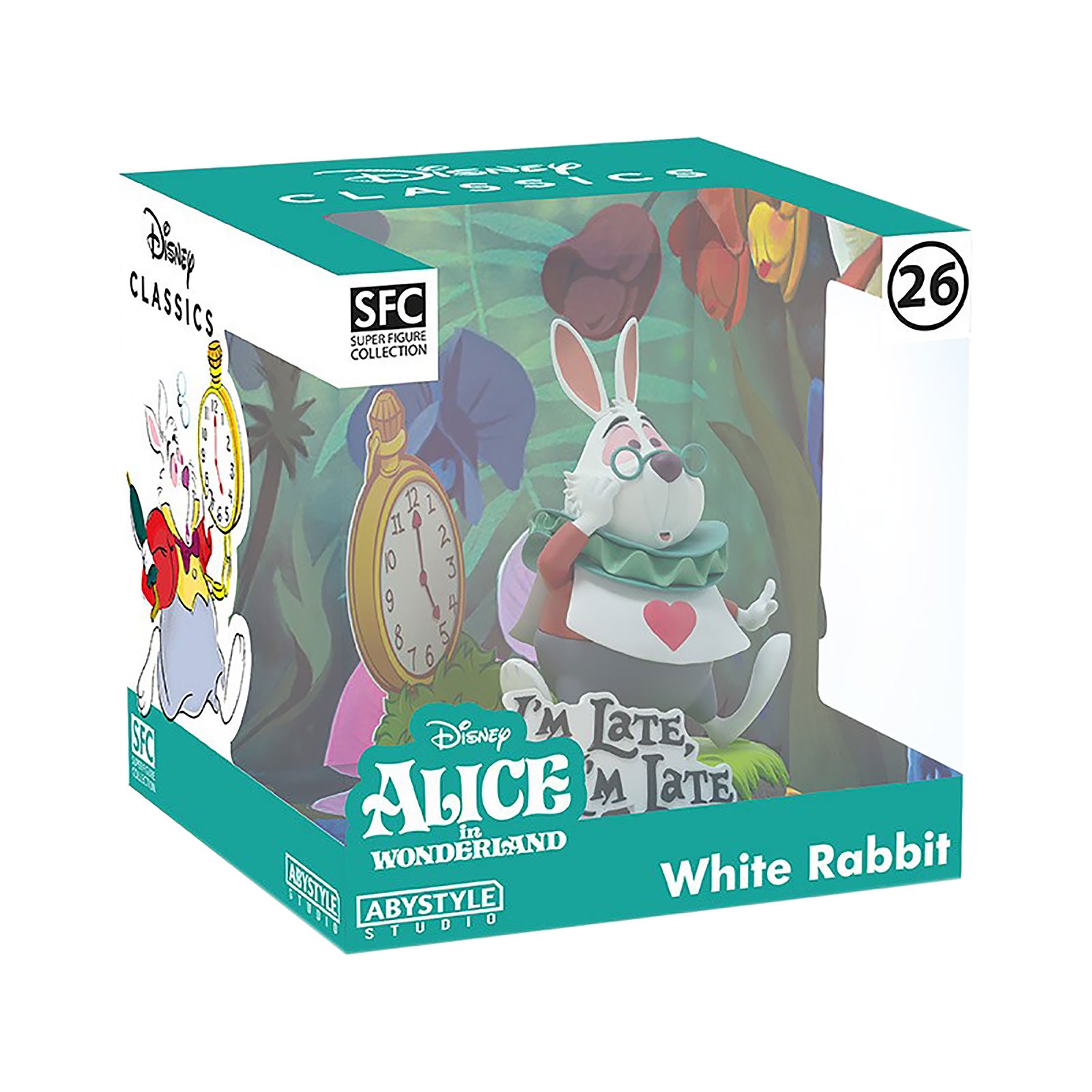 Image produit Alice au pays des merveilles - Figurine diorama du Lapin Blanc