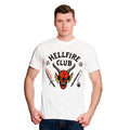 Image produit Stranger Things - T-shirt blanc avec logo du Hellfire Club