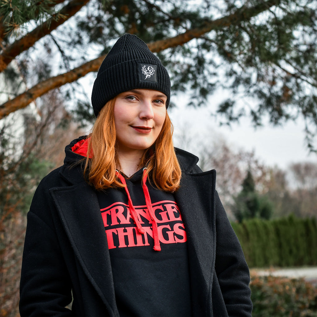 Image produit Stranger Things - Sweat à capuche noir avec logo