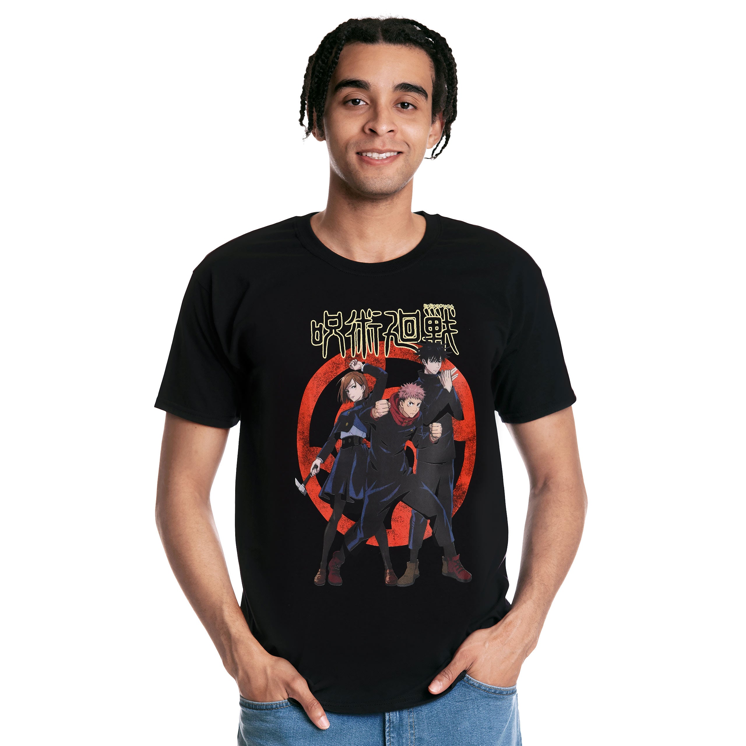 Image produit Jujutsu Kaisen - Yuji, Megumi, Nobara T-Shirt noir