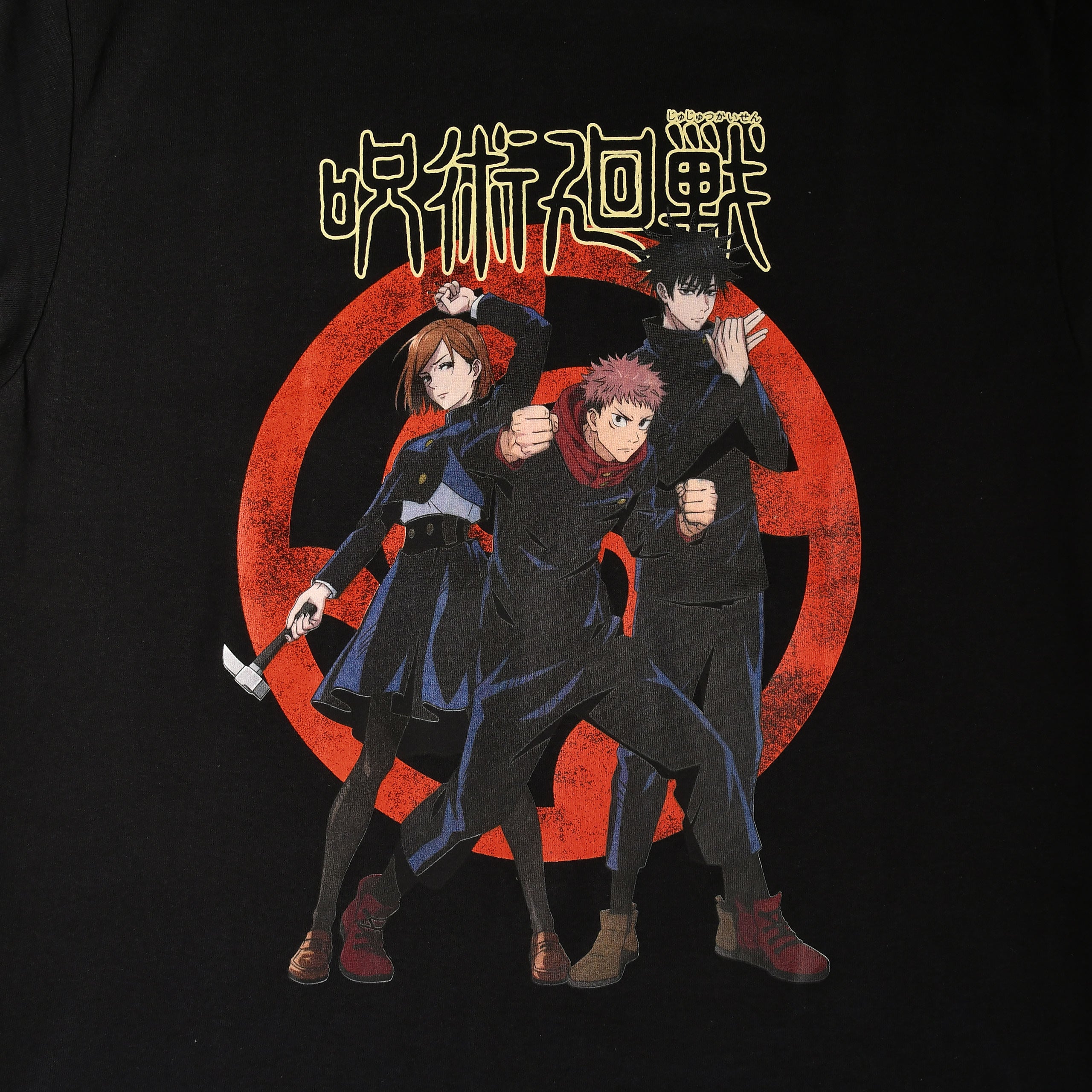 Image produit Jujutsu Kaisen - Yuji, Megumi, Nobara T-Shirt noir