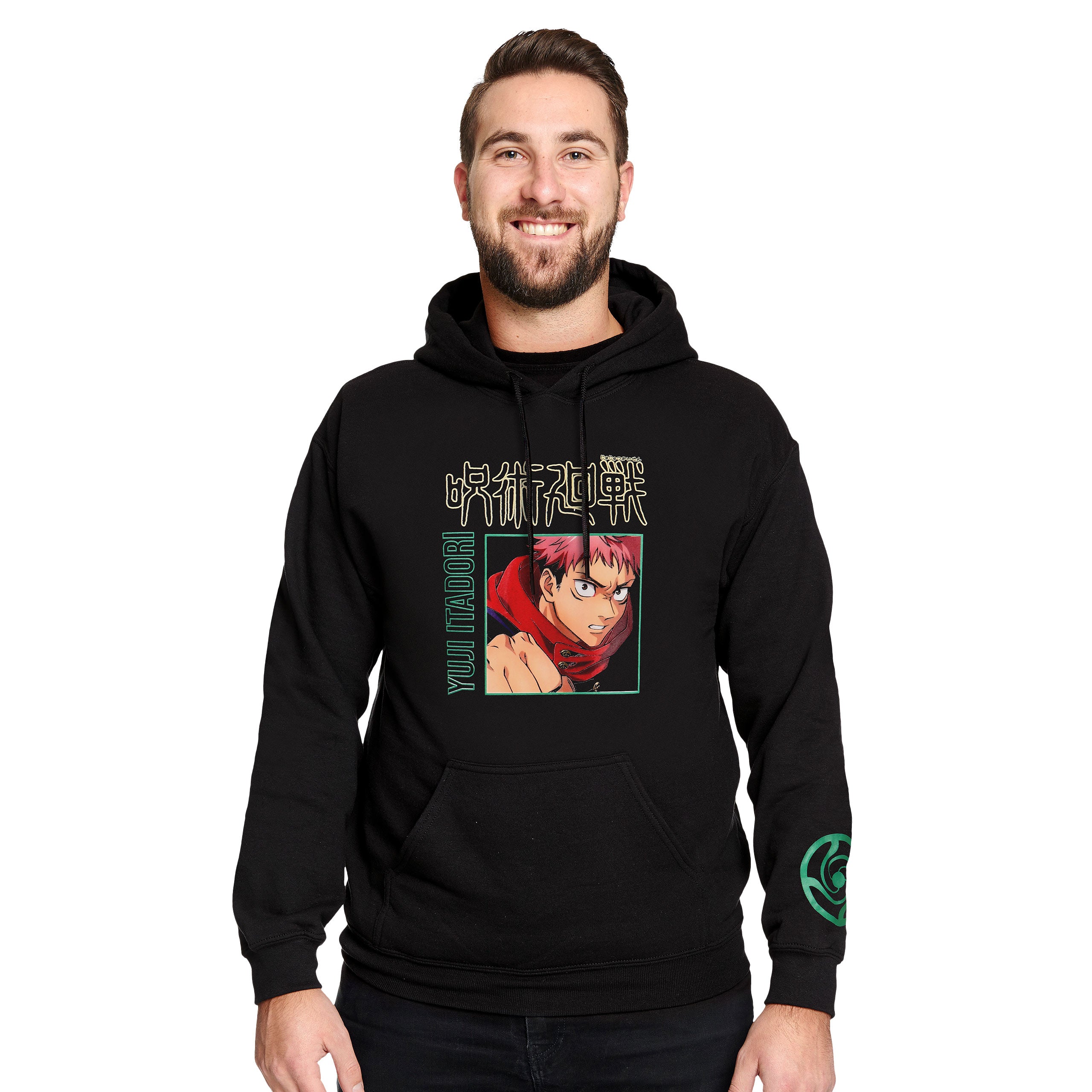 Image produit Jujutsu Kaisen - Yuji Itadori Hoodie avec capuche noir