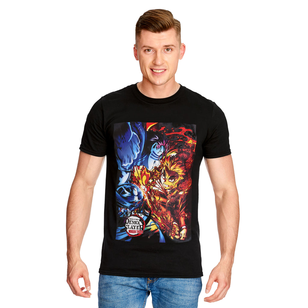 Image produit Demon Slayer - Rengoku vs. Akaza T-Shirt noir