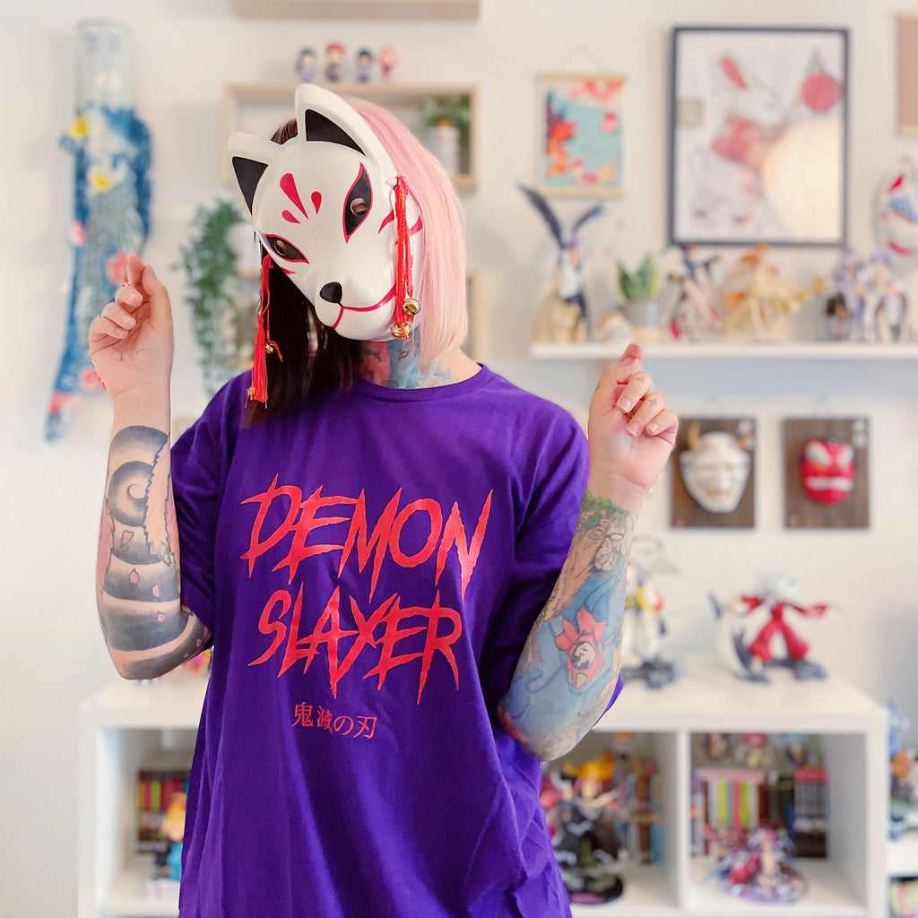 Image produit Demon Slayer - T-shirt Enmu violet