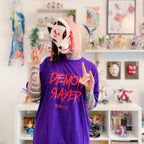 Image produit Demon Slayer - T-shirt Enmu violet