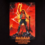 Image produit Stranger Things - T-shirt Eddie Rocks noir