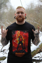 Image produit Stranger Things - T-shirt Eddie Rocks noir