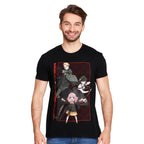 Image produit Spy x Family - T-shirt Poster de groupe noir