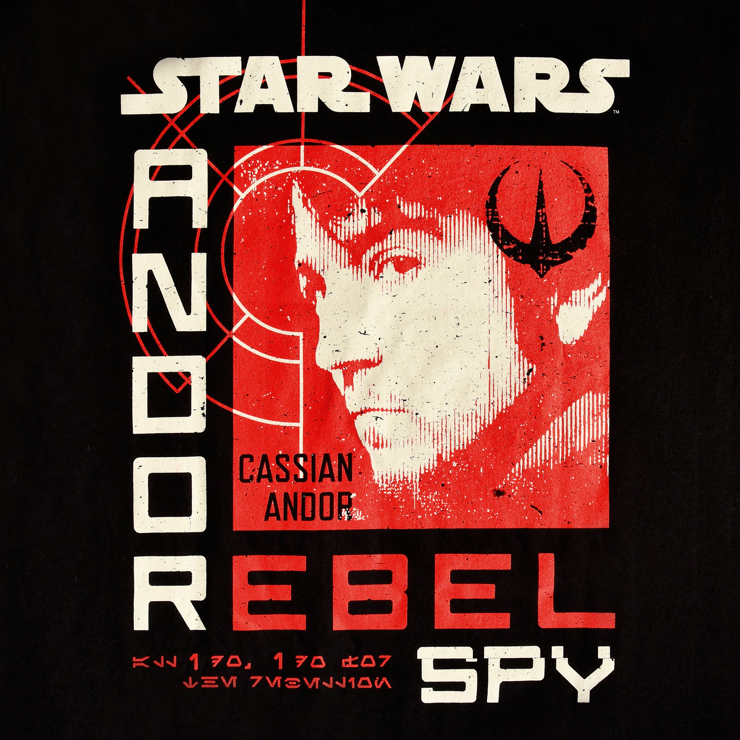 Image produit Star Wars - T-shirt Espion Rebelle Andor noir