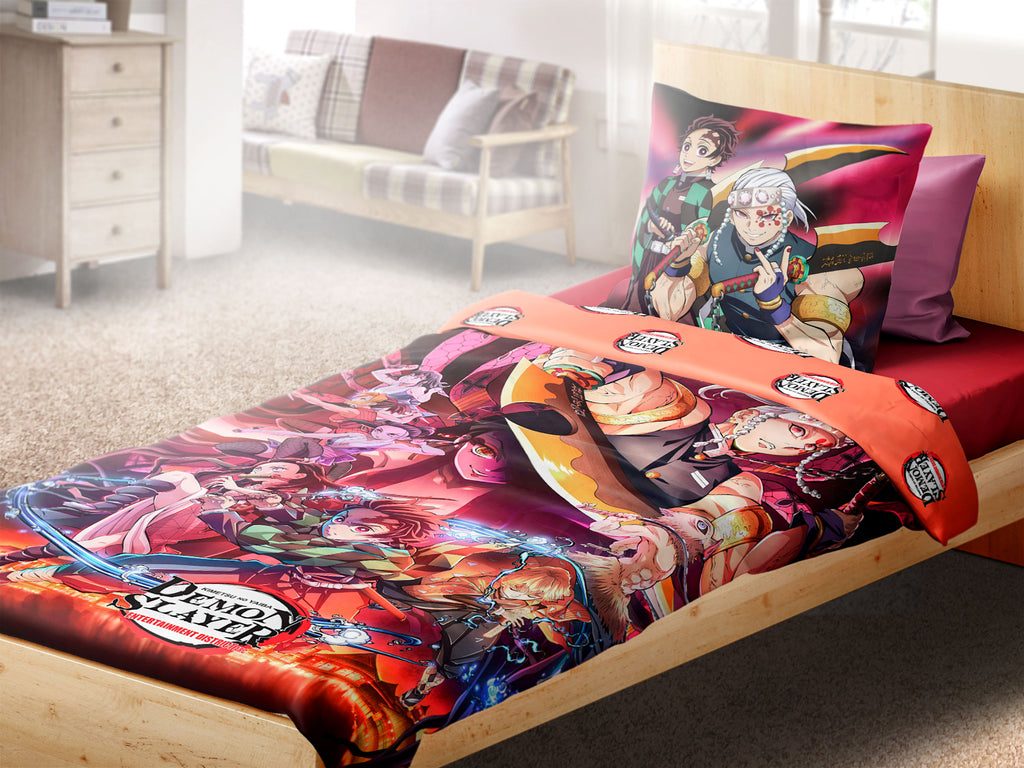 Image produit Demon Slayer - Housse de couette réversible Fight