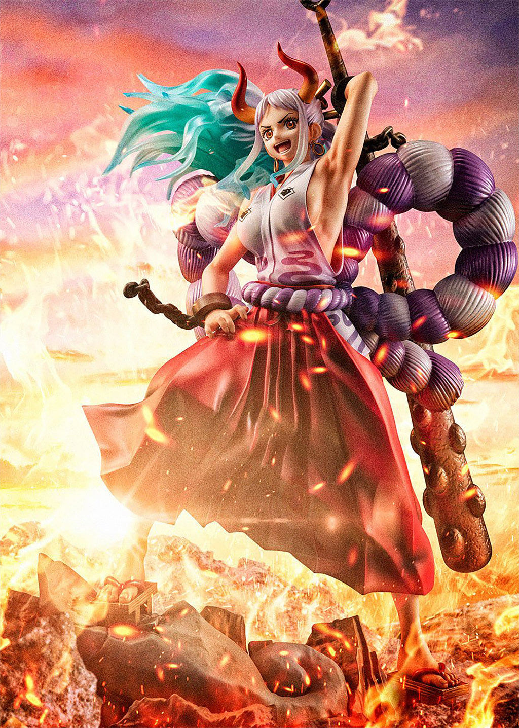 Image produit One Piece - Statue de Pirates Yamato Portrait