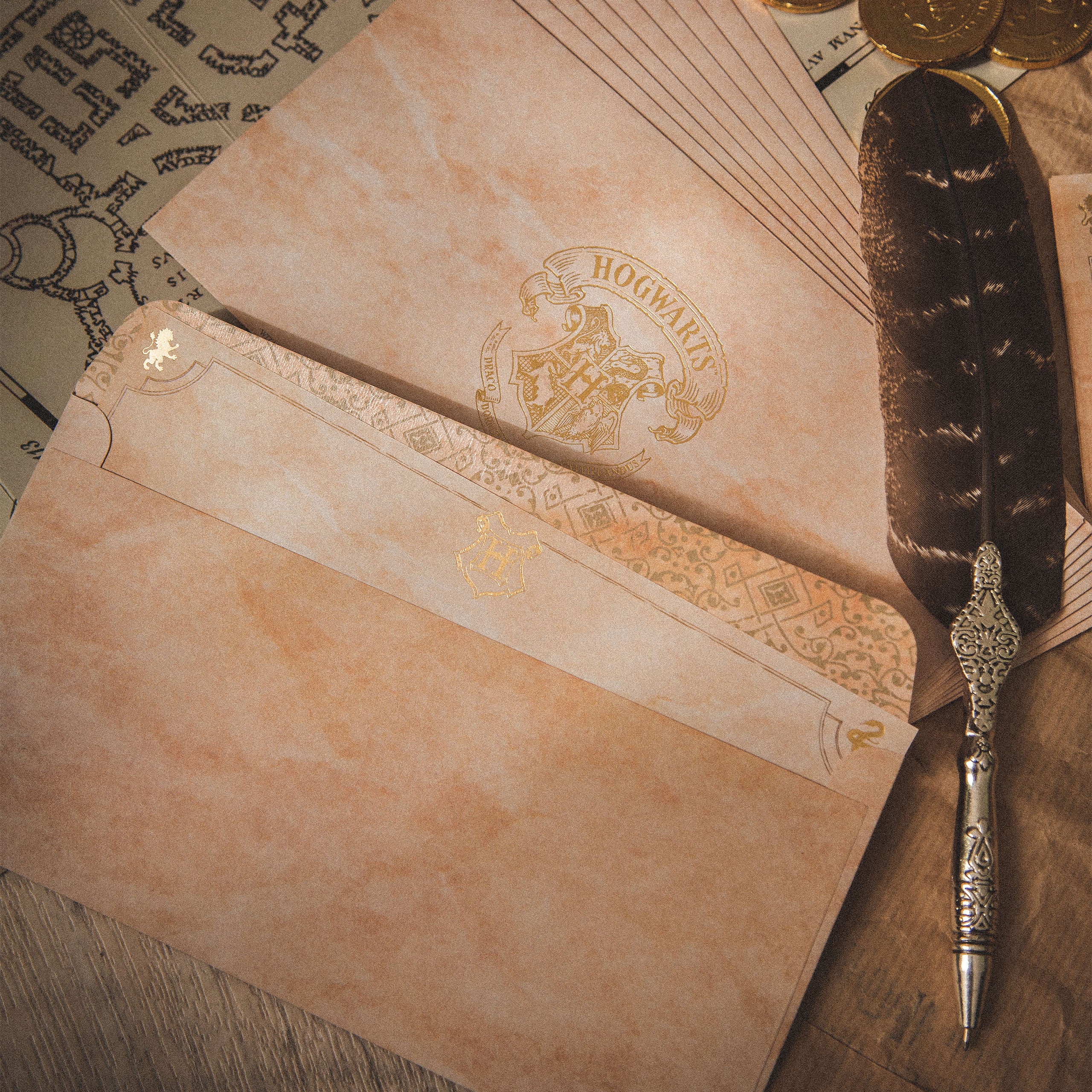 Product image Harry Potter - Quill Pen with Hogwarts Letter Set