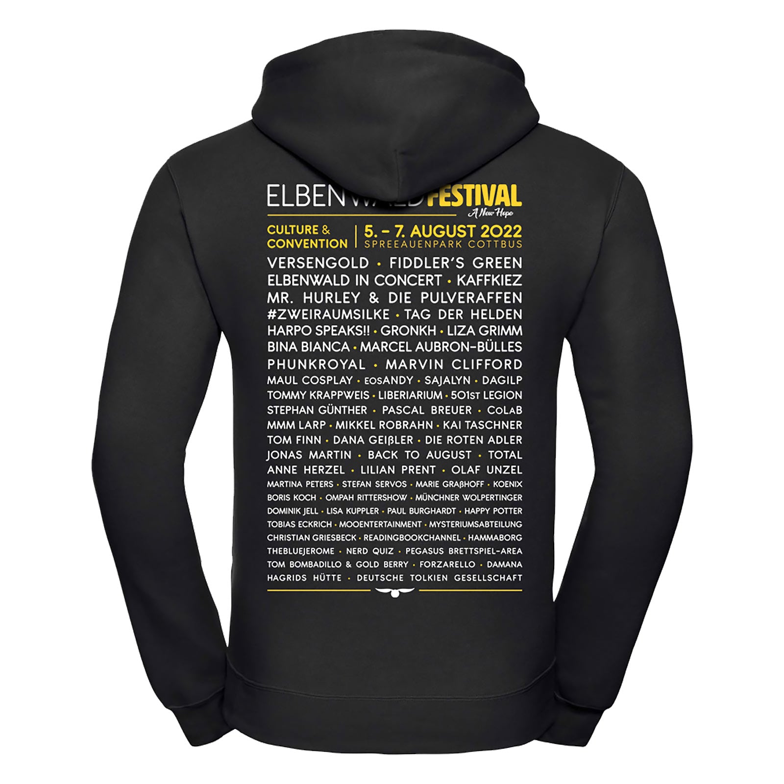 Image produit Sweat à capuche noir Elbenwald Festival A New Hope