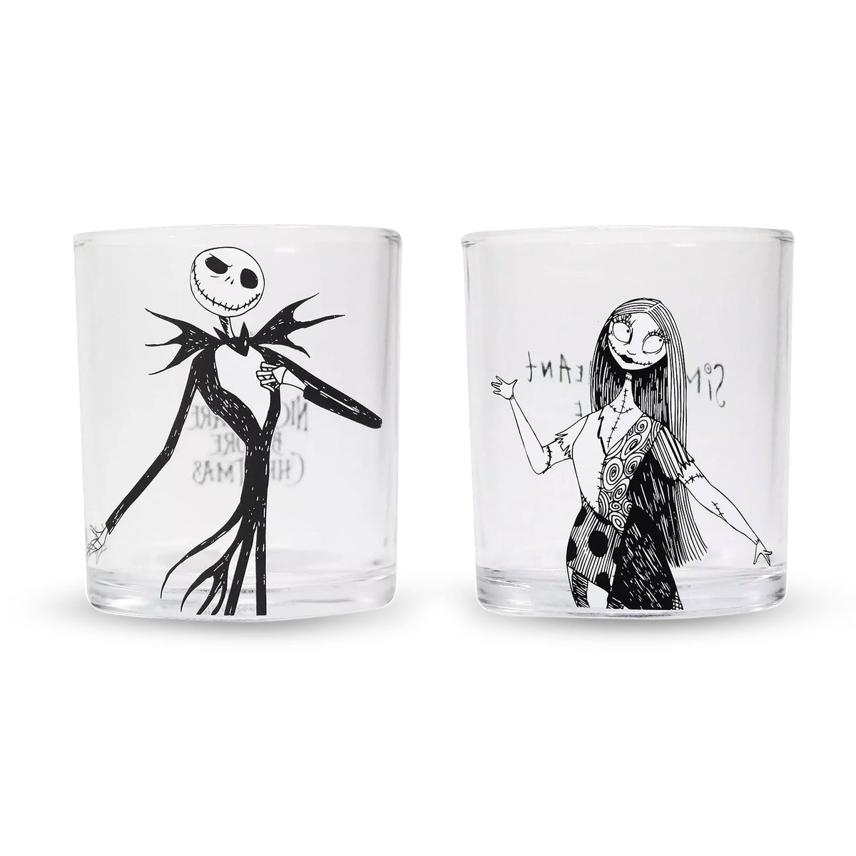 Image produit Nightmare Before Christmas - Ensemble de 2 verres Jack & Sally