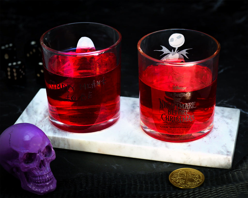Image produit Nightmare Before Christmas - Ensemble de 2 verres Jack & Sally