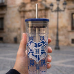 Image produit Harry Potter - Tasse avec paille et blason de Poudlard