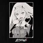 Image produit Darling in the Franxx - T-shirt noir Zero Two Black Crew