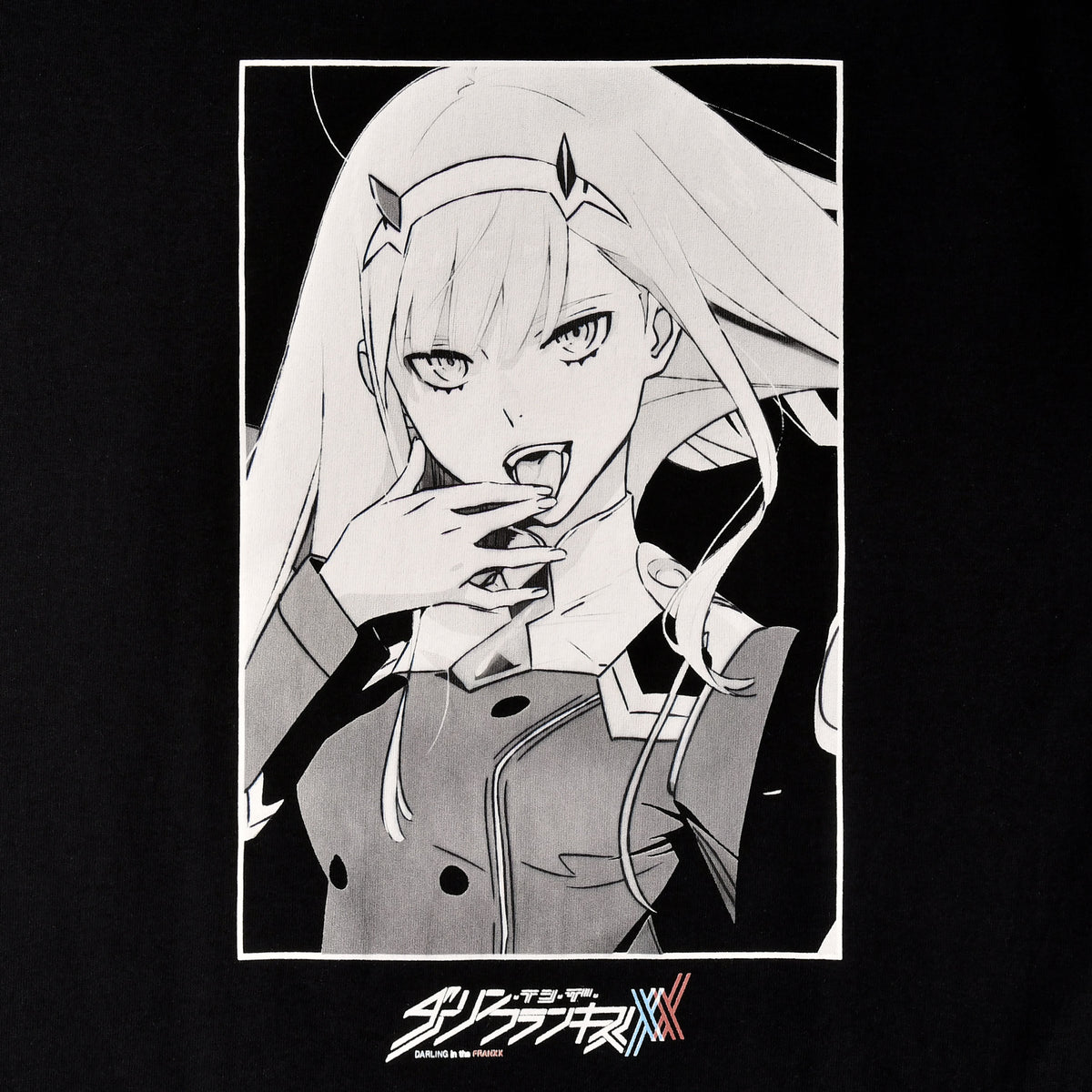 Image produit Darling in the Franxx - T-shirt noir Zero Two Black Crew